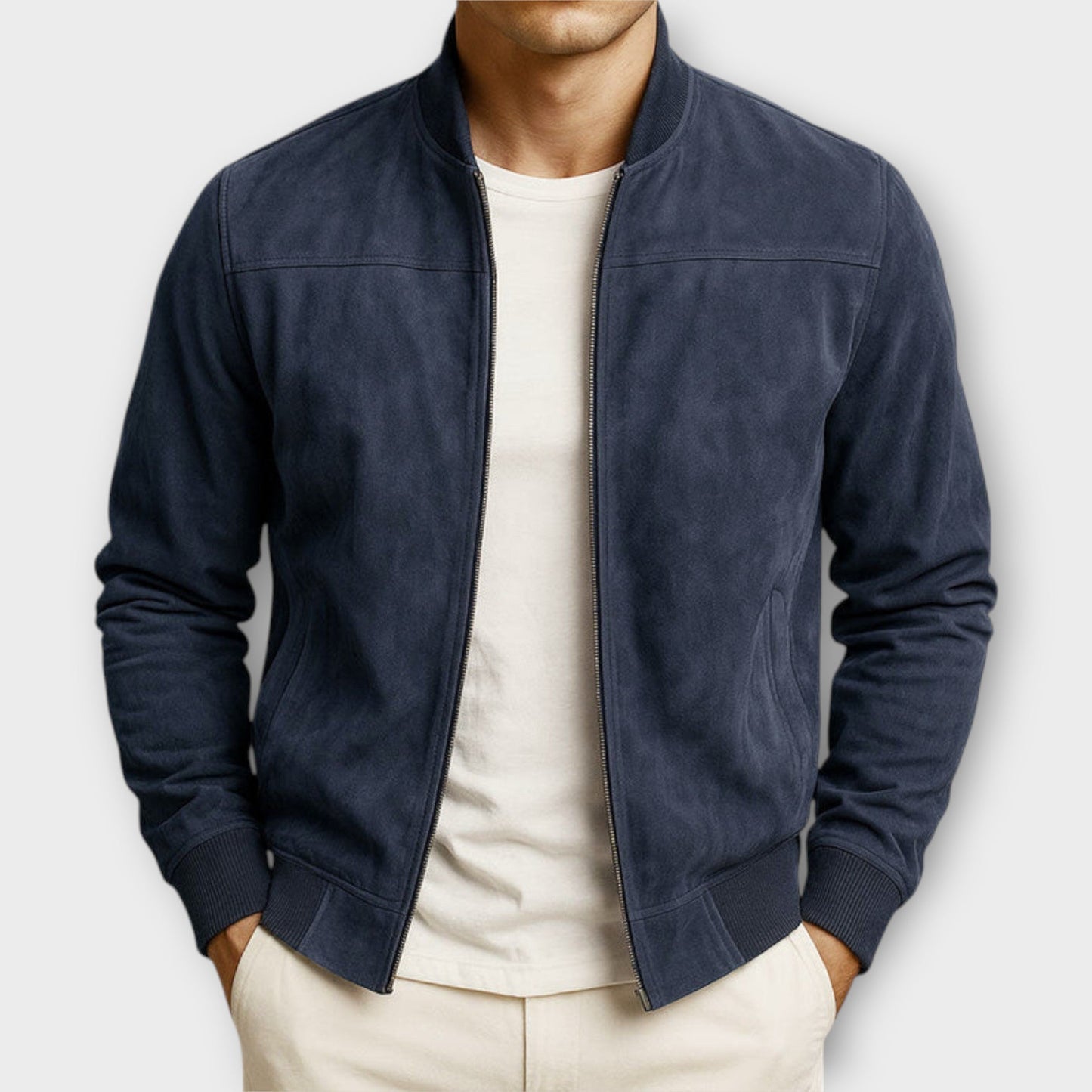 Rico™ | Giacca in Pelle Scamosciata da Uomo