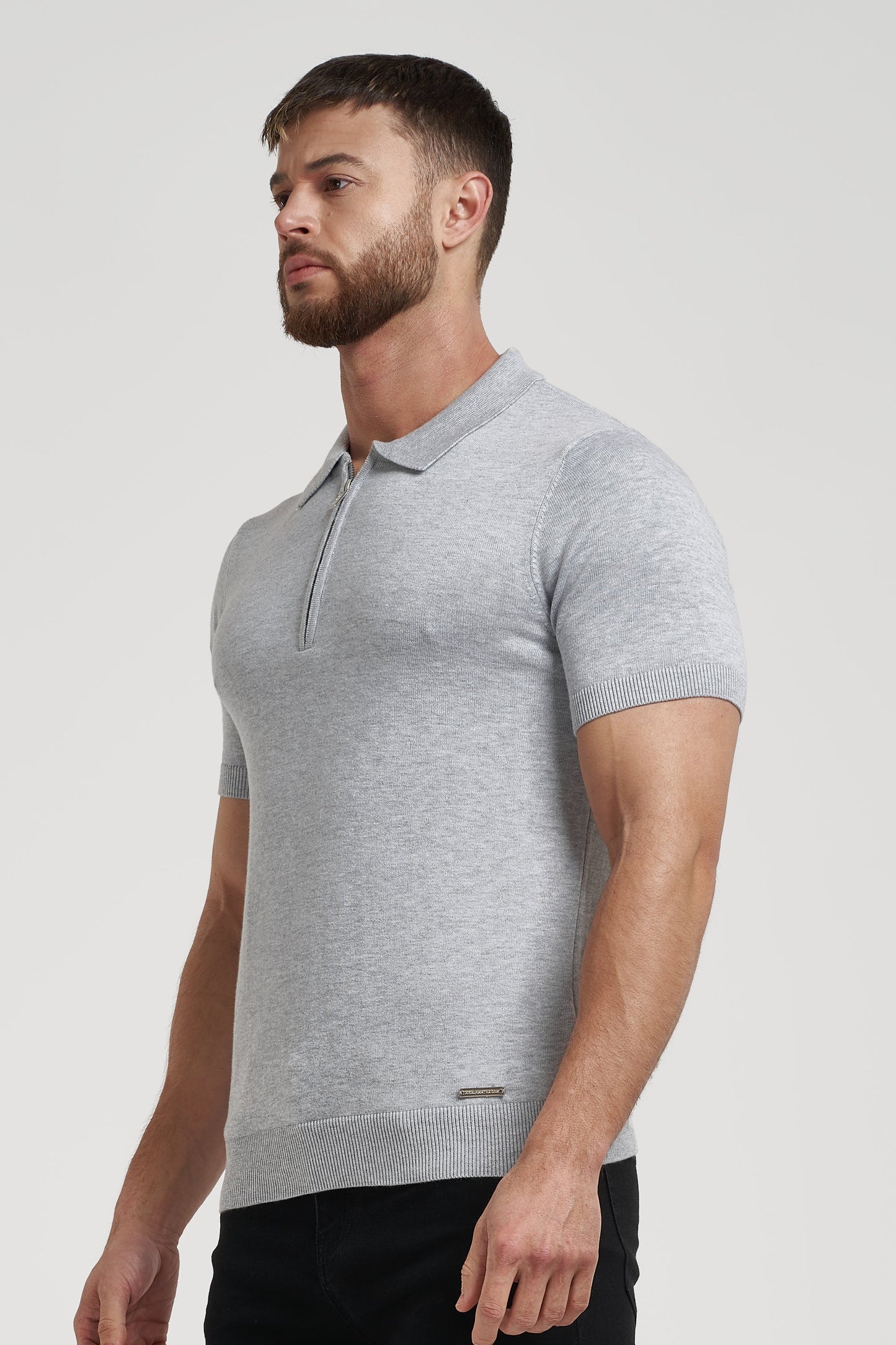THE VIDA - SHORTSLEEVE POLO - GREY