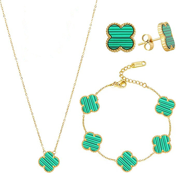 KLEEBLATT SET GRÜN