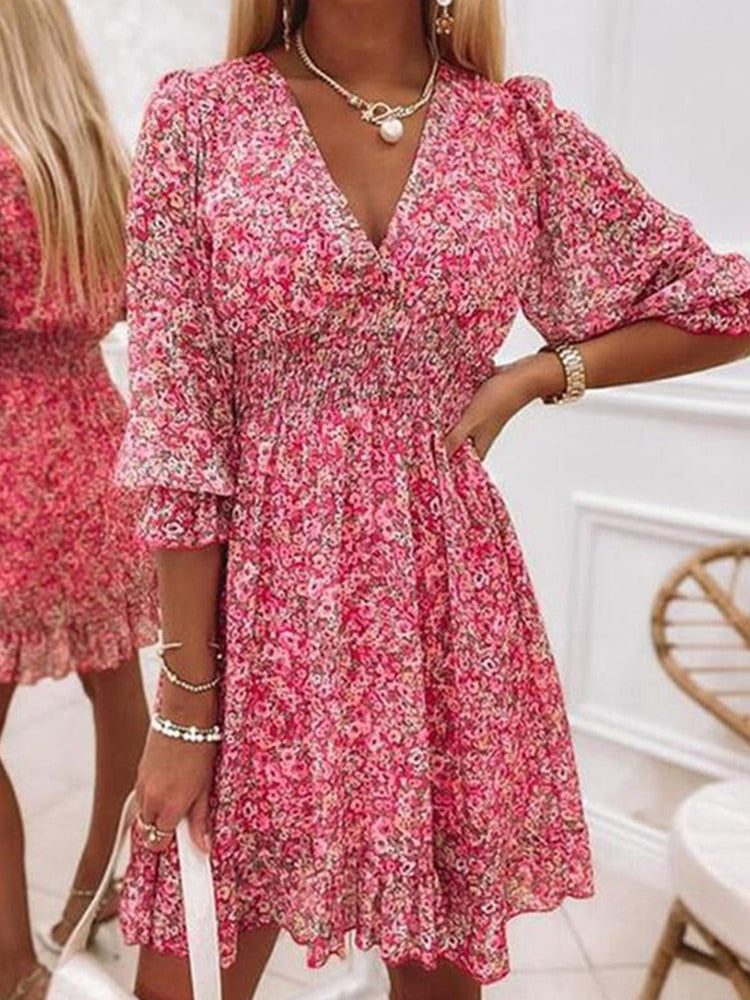 Sunkissed™ - Sexy V-hals zomerjurk