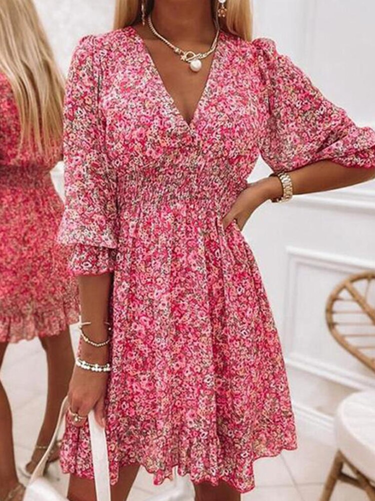 Sunkissed™ - Sexy V-hals zomerjurk