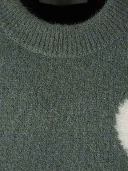ami heart sweater