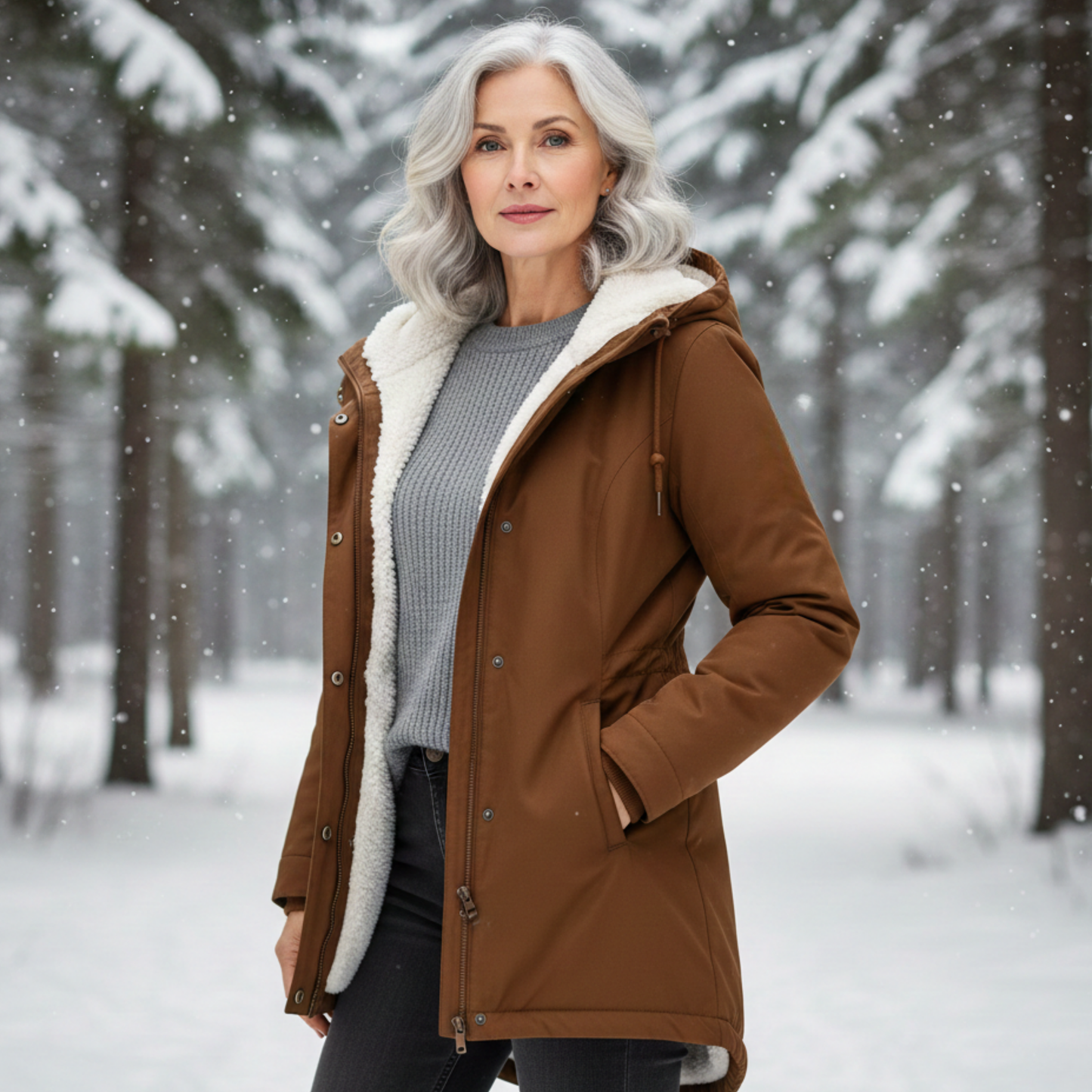 Adeline | Veste Longue Imperméable