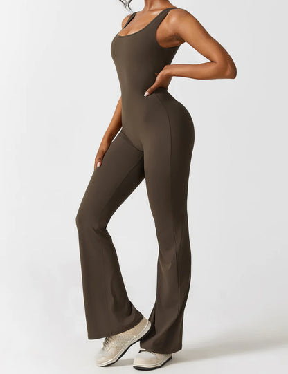 DEMI | FLARED JUMPSUIT