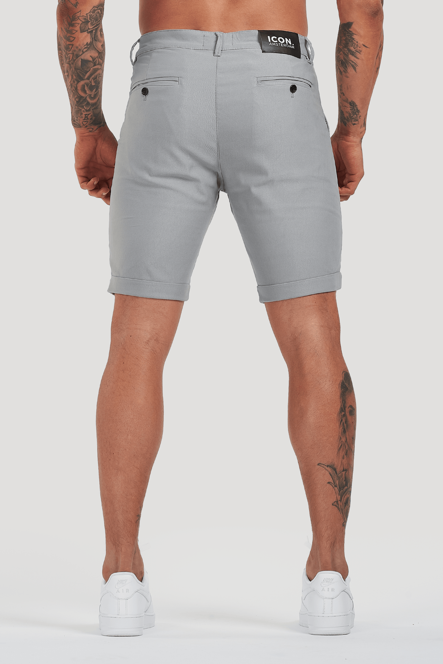 THE AVANI SHORTS - LIGHT GREY