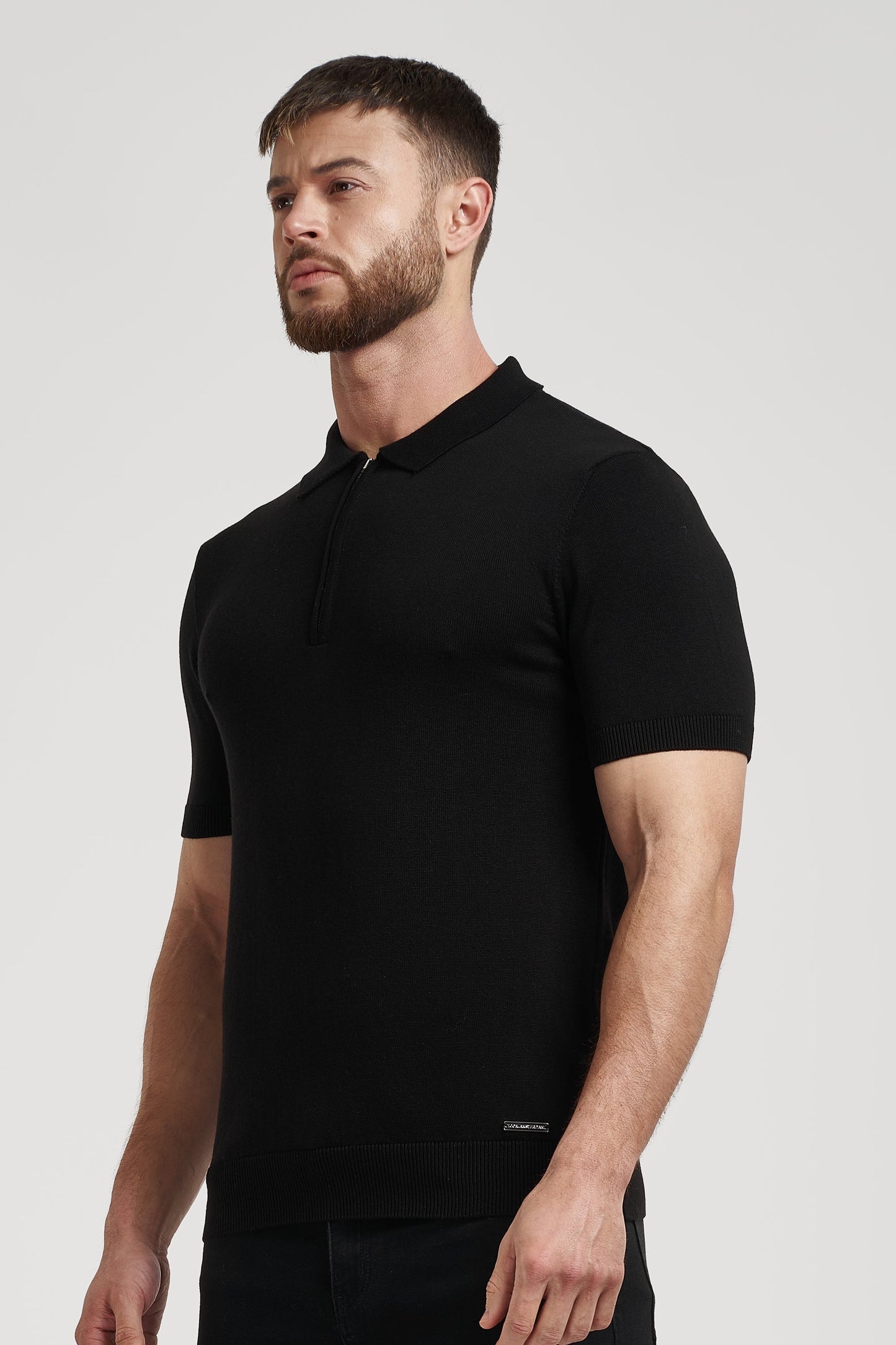 THE VIDA - SHORTSLEEVE POLO - BLACK