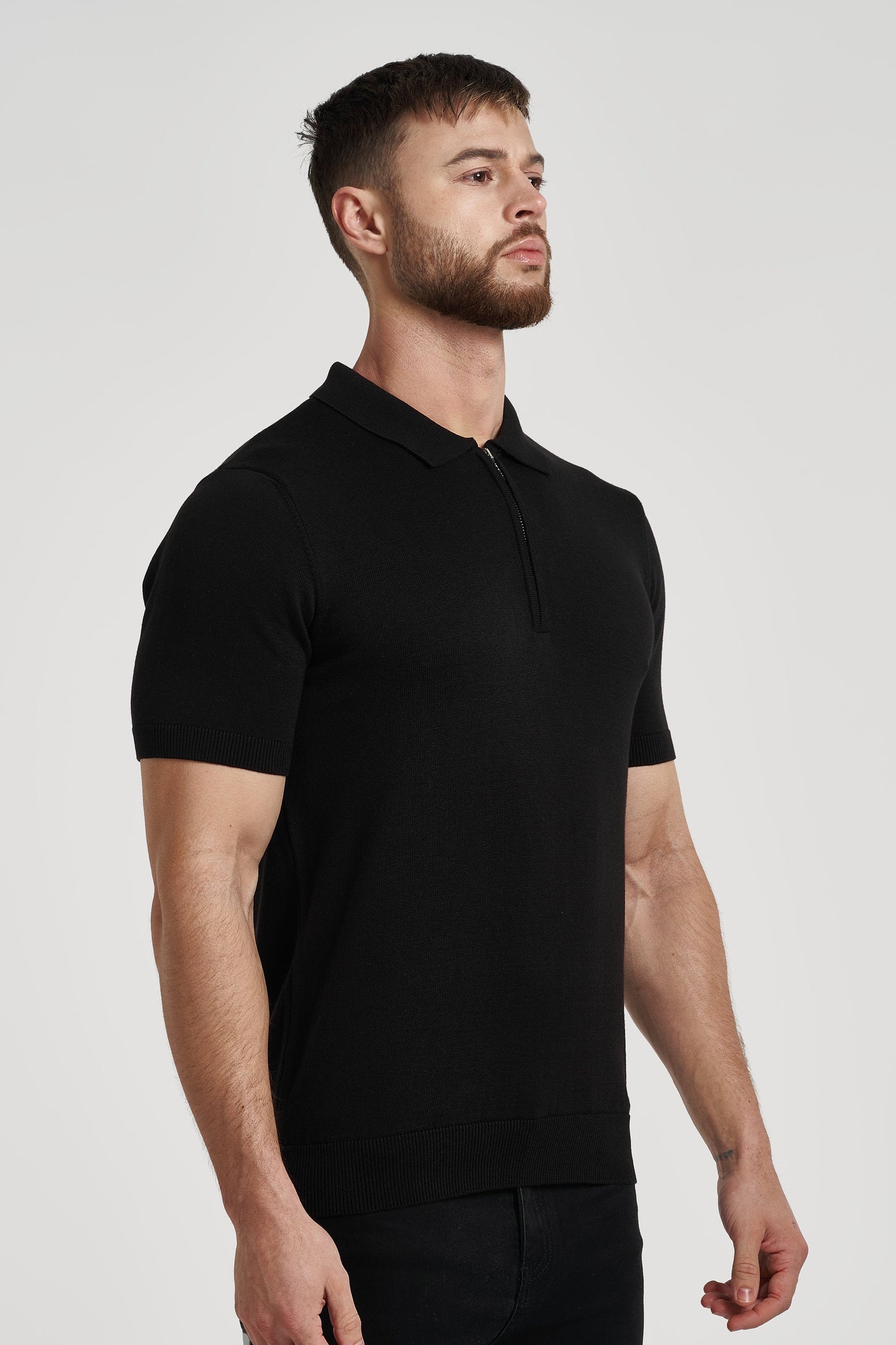 THE VIDA - SHORTSLEEVE POLO - BLACK