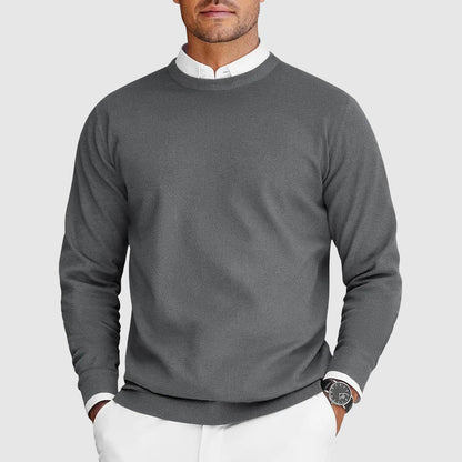 Matteo™ | Maglione Girocollo da Uomo in Maglia Fine
