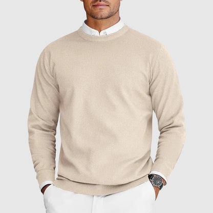 Matteo™ | Maglione Girocollo da Uomo in Maglia Fine