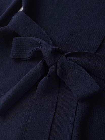 Mauve | Tied Cardigan