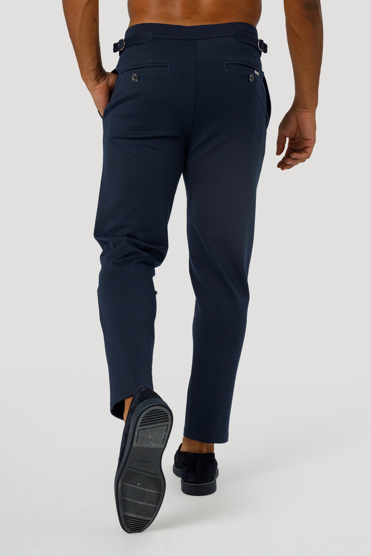 THE ALESSIO TROUSERS - NAVY BLUE