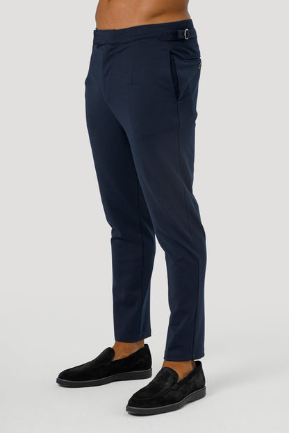 THE ALESSIO TROUSERS - NAVY BLUE