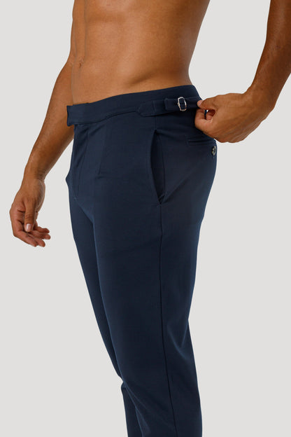THE ALESSIO TROUSERS - NAVY BLUE