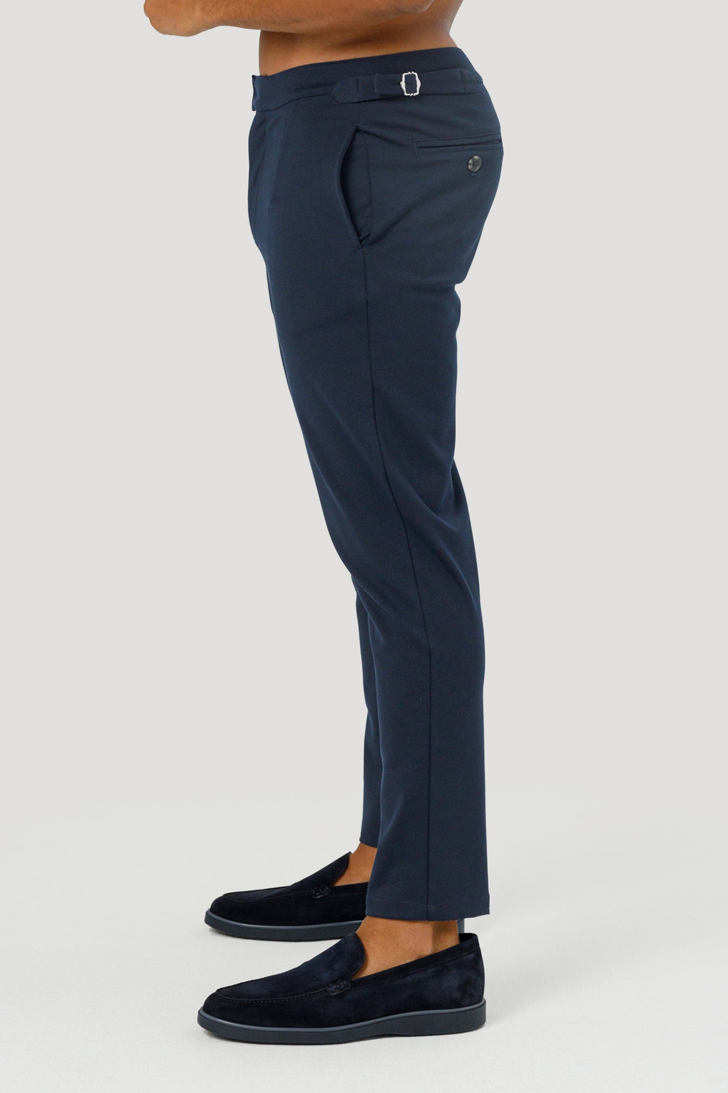 THE ALESSIO TROUSERS - NAVY BLUE