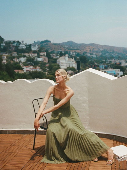 Zoe - Robe de Soirée Sans Manches Élégante à Dos Ouvert