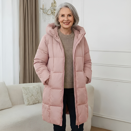 Élancia | Veste Casual en Duvet avec Capuche