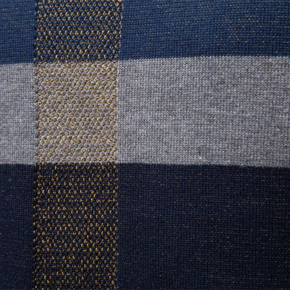 Rosenfeld | Maglione Uomo In Maglia Con Design A Rombi