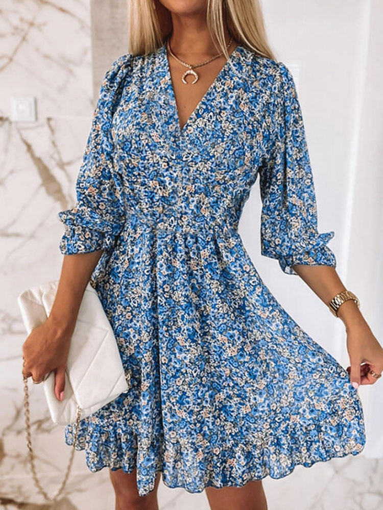 Sunkissed™ - Sexy V-hals zomerjurk