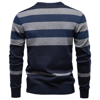 Rosenfeld | Maglione Uomo In Maglia Con Design A Rombi