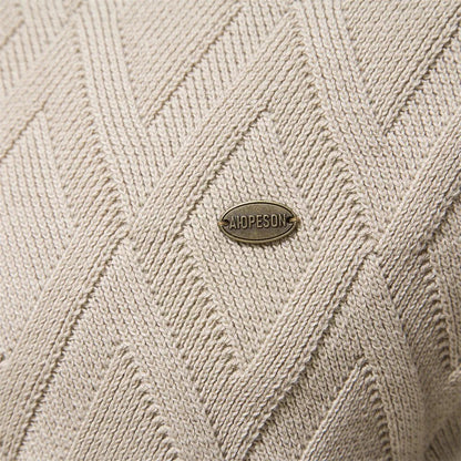 Theodor | Pullover Da Uomo Con Motivo A Rombi
