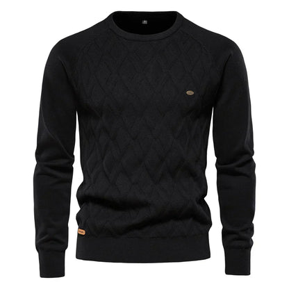 Theodor | Pullover Da Uomo Con Motivo A Rombi