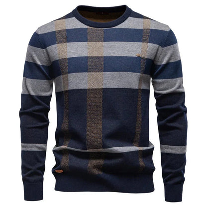 Rosenfeld | Maglione Uomo In Maglia Con Design A Rombi