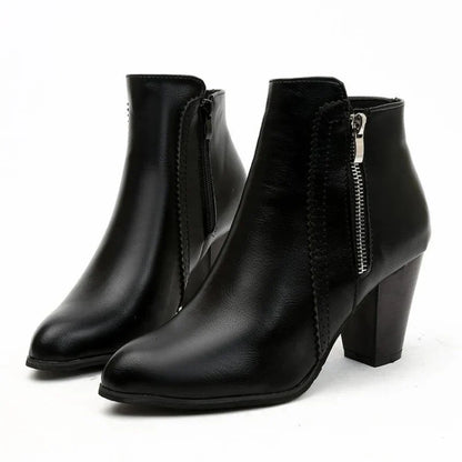 Bottes à Talons Chunky Rétro