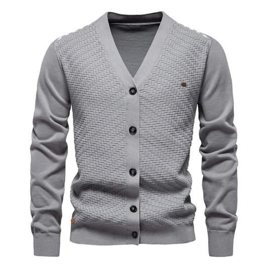 Schneider | Cardigan Uomo Caldo Con Scollo A V