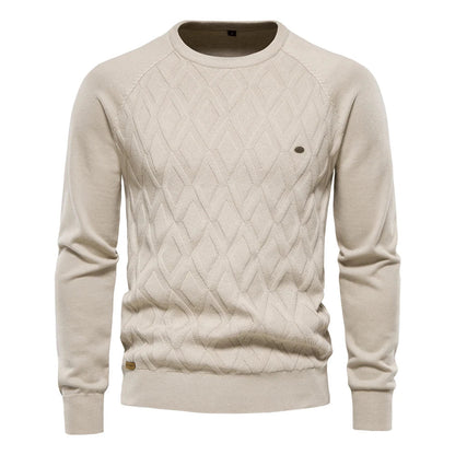 Theodor | Pullover Da Uomo Con Motivo A Rombi
