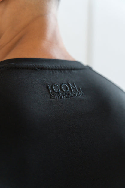 THE MUSCLE BASIC T-SHIRT - BLACK