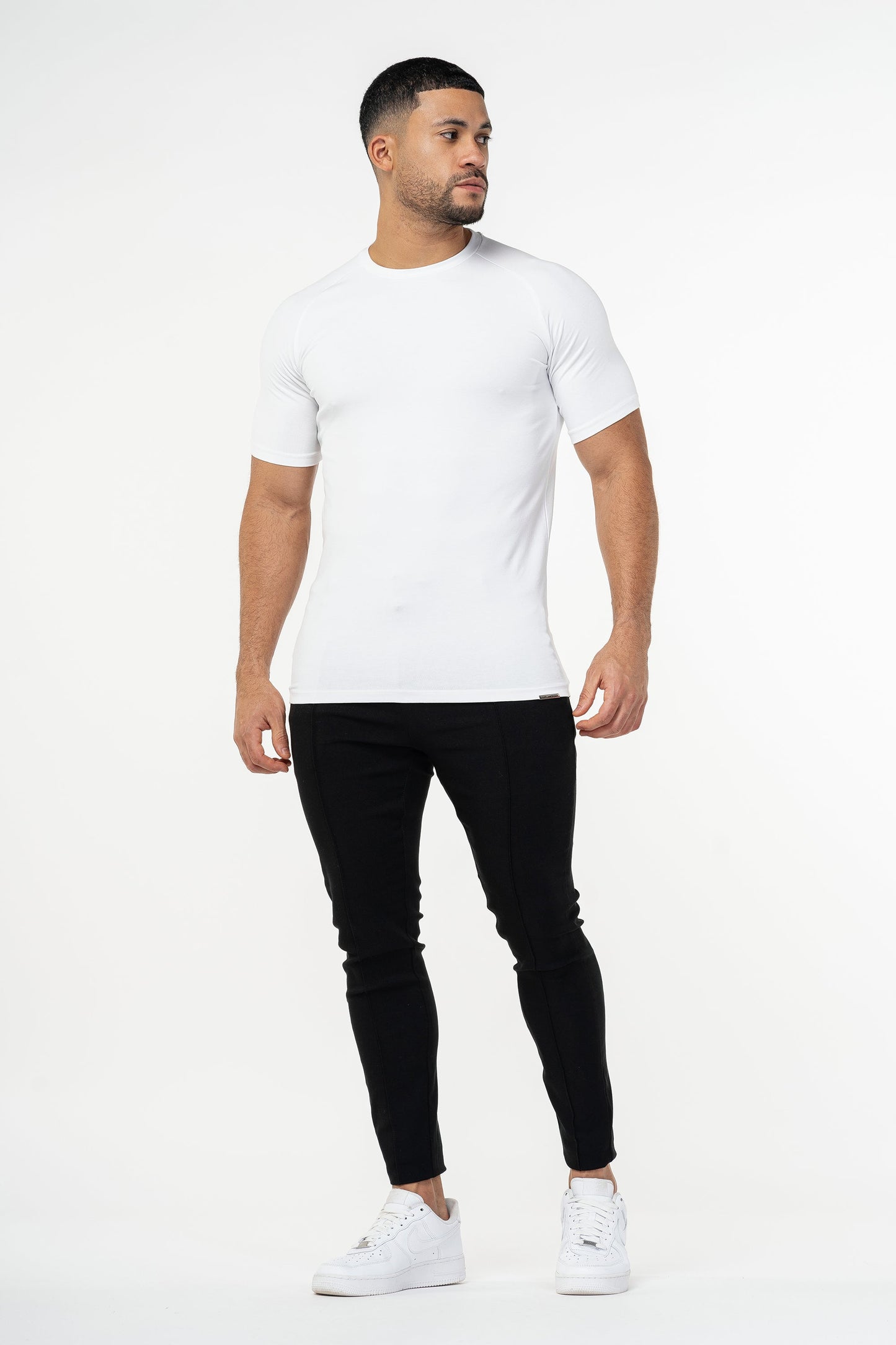 THE MUSCLE BASIC T-SHIRT - WHITE
