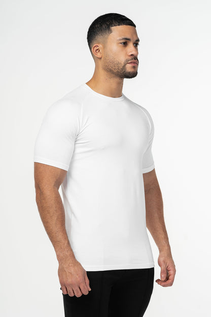 THE MUSCLE BASIC T-SHIRT - WHITE