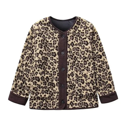 Sara | Leopard fleecejack