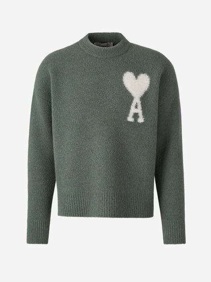 ami heart sweater