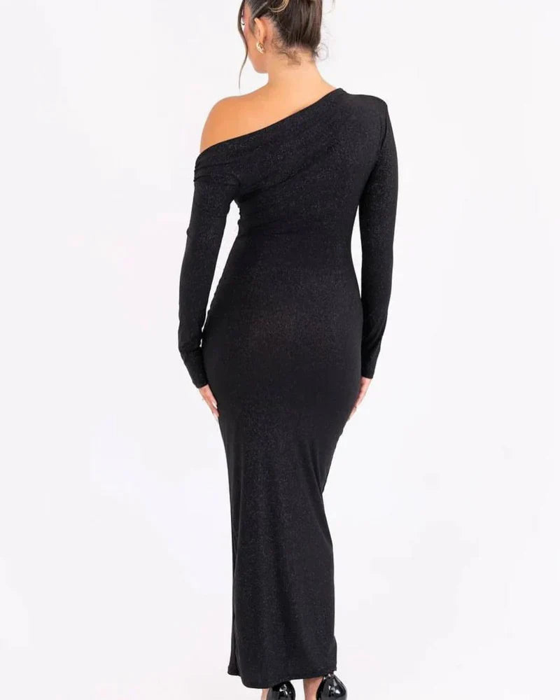 Ornella | Glitter Maxi Jurk